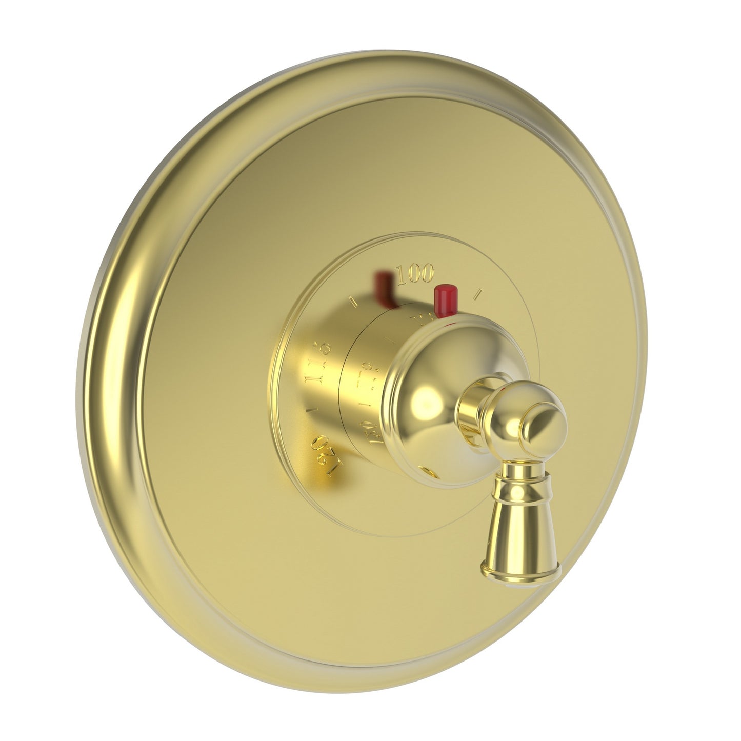 Newport Brass 3-2414TR Aylesbury 3/4" Round Thermostatic Trim Plate With Handle