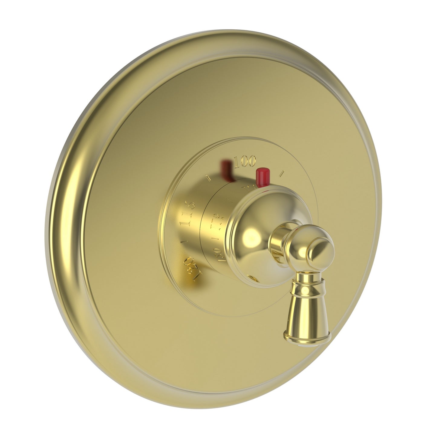Newport Brass 3-2414TR Aylesbury 3/4" Round Thermostatic Trim Plate With Handle