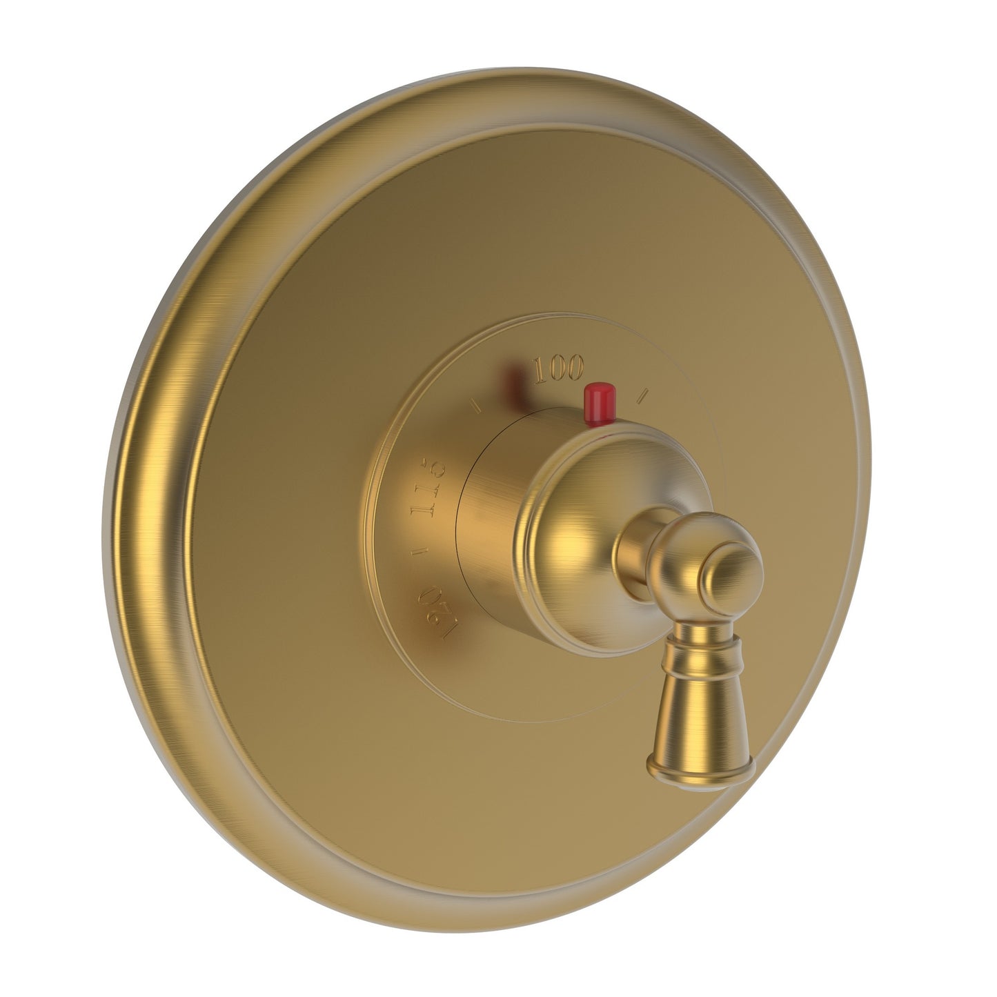 Newport Brass 3-2414TR Aylesbury 3/4" Round Thermostatic Trim Plate With Handle