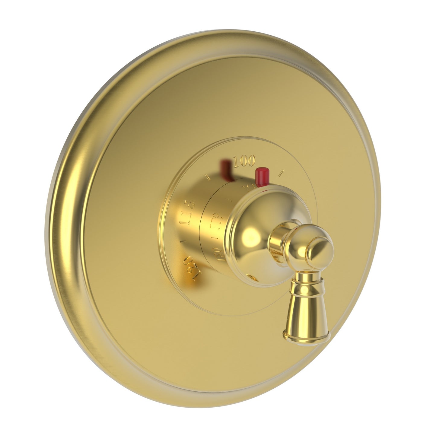 Newport Brass 3-2414TR Aylesbury 3/4" Round Thermostatic Trim Plate With Handle
