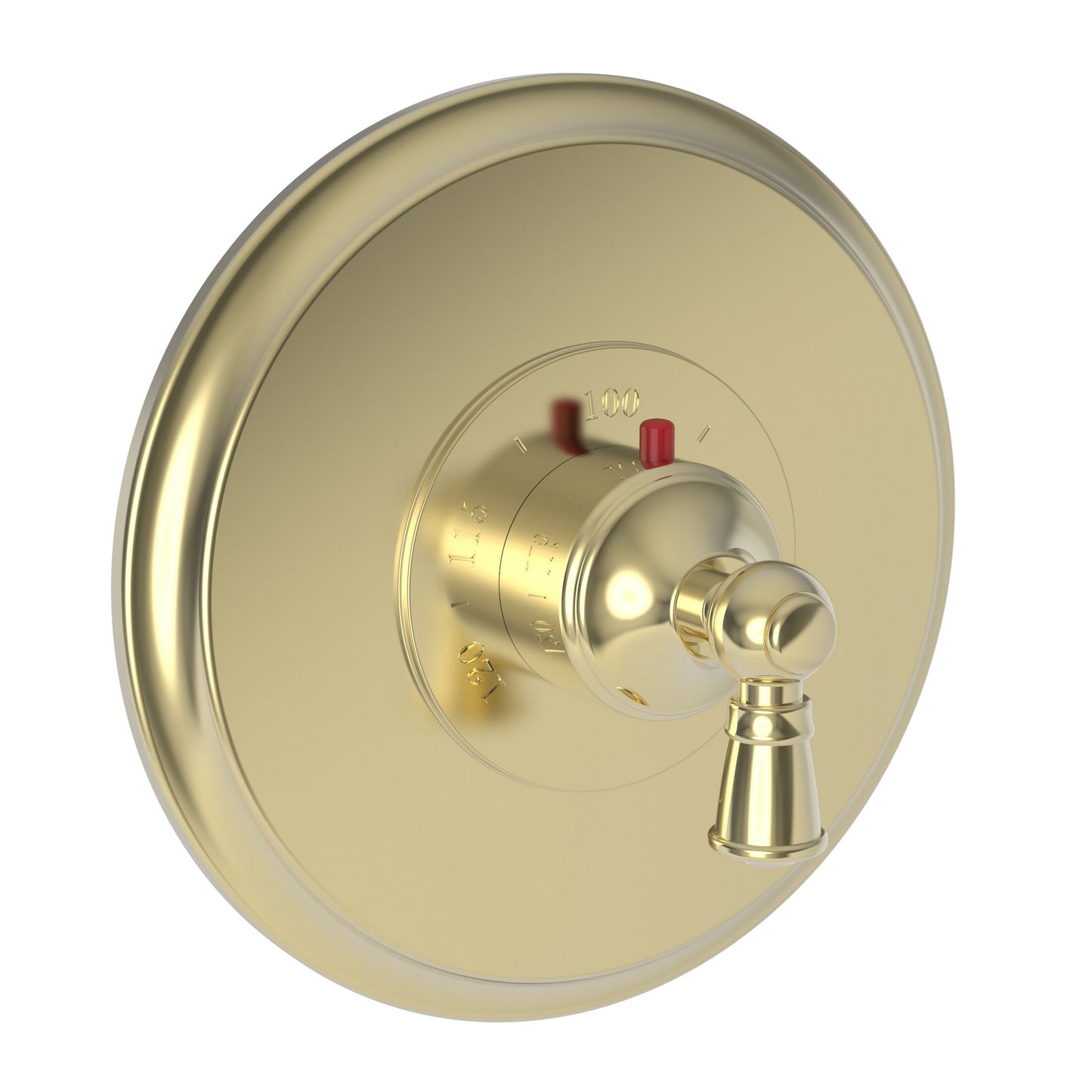 Newport Brass 3-2414TR Aylesbury 3/4" Round Thermostatic Trim Plate With Handle