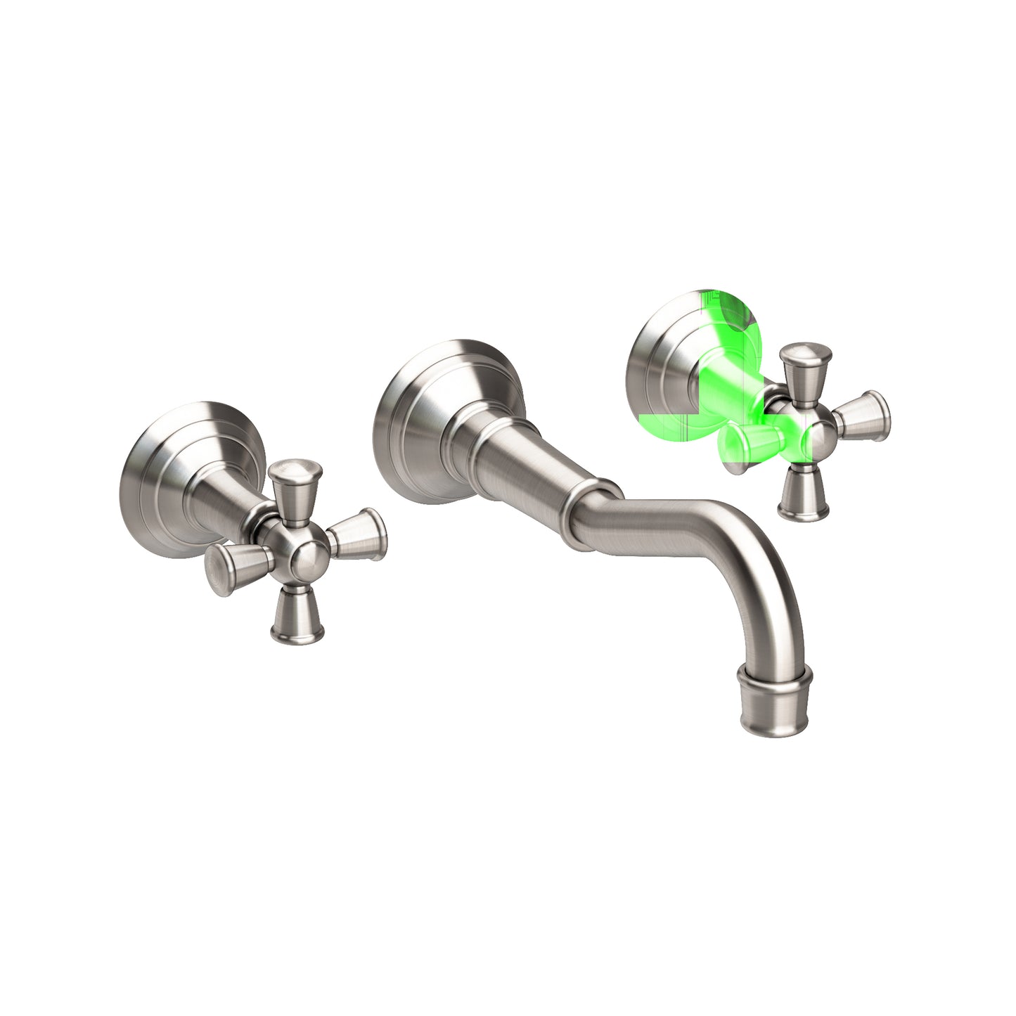Newport Brass 3-2461 Jacobean Wall Mount Lavatory Faucet