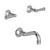 Newport Brass 3-2475 Jacobean Wall Mount Tub Faucet