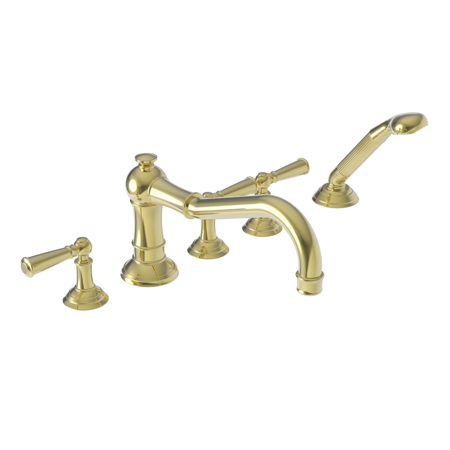 Newport Brass 3-2477 Jacobean Roman Tub Faucet With Hand Shower