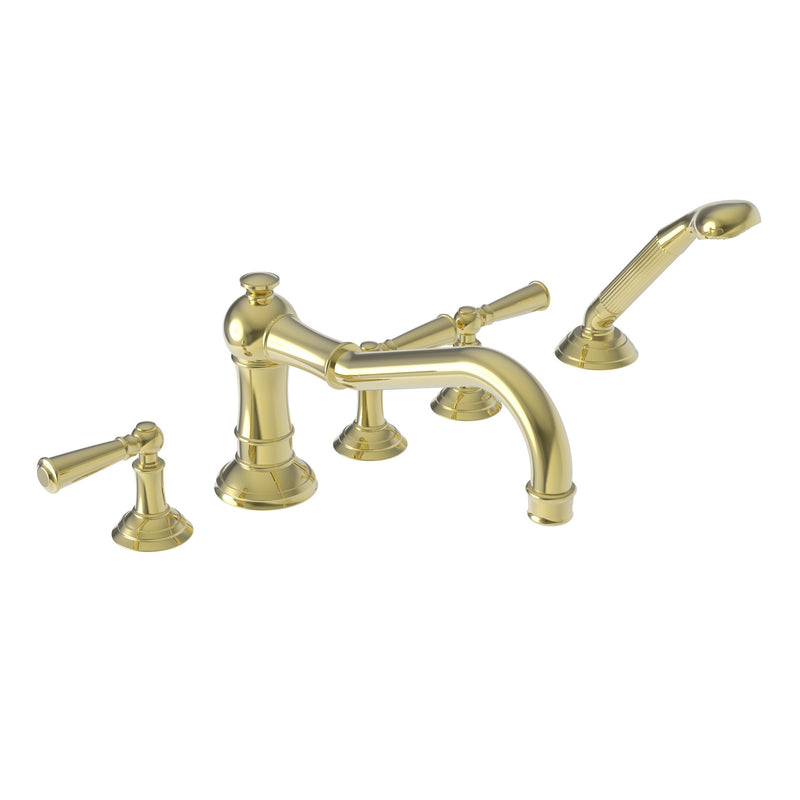 Newport Brass 3-2477 Jacobean Roman Tub Faucet with Hand Shower