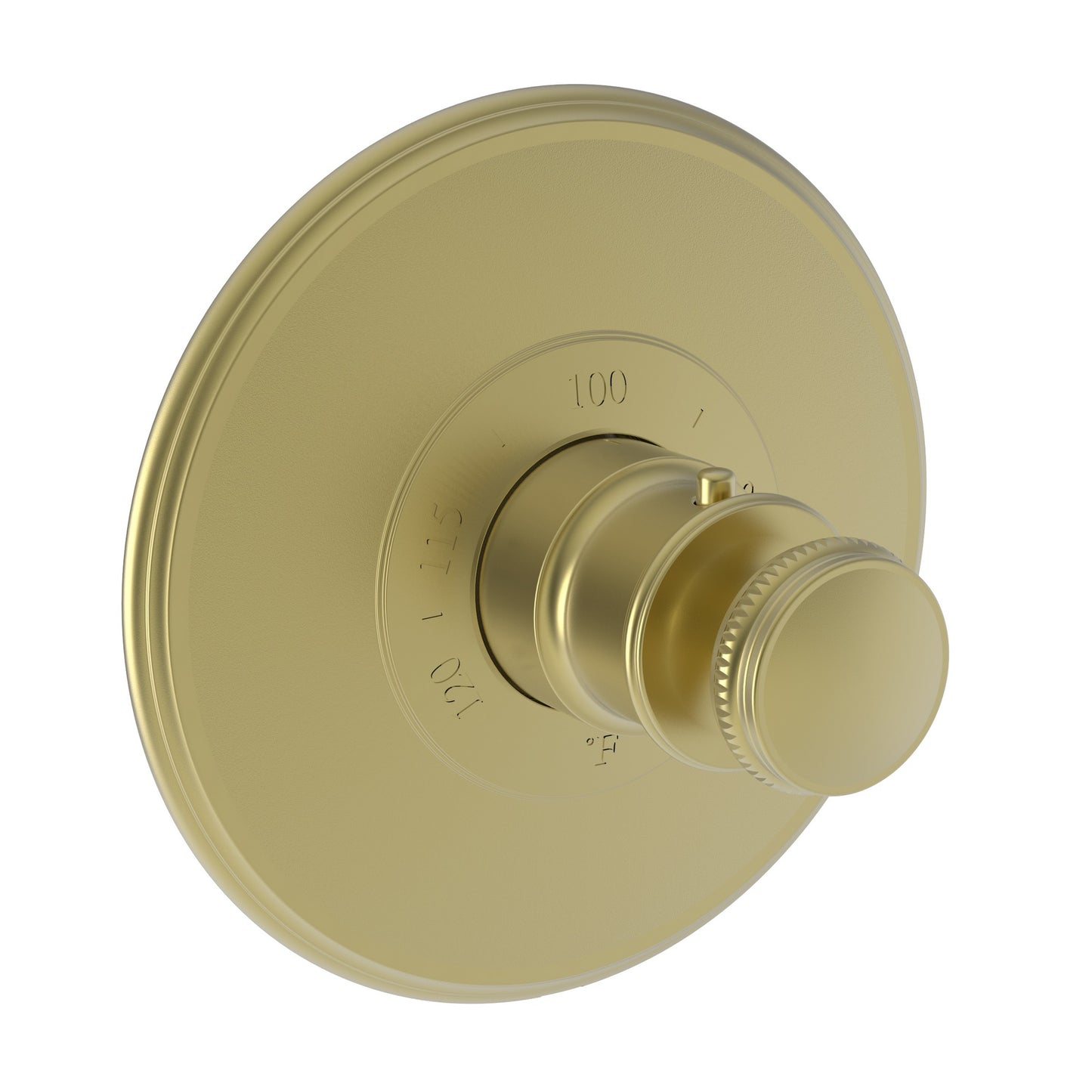 Newport Brass 3-2554TR Ithaca 3/4" Round Thermostatic Trim Plate with Handle