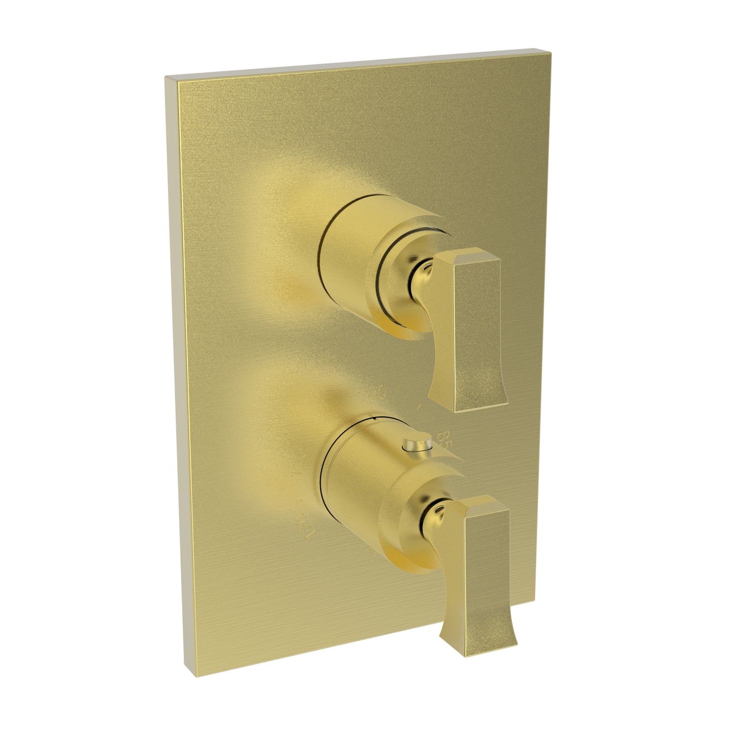 Newport Brass 3-2573TS Joffrey 1/2" Square Thermostatic Trim Plate with Handle