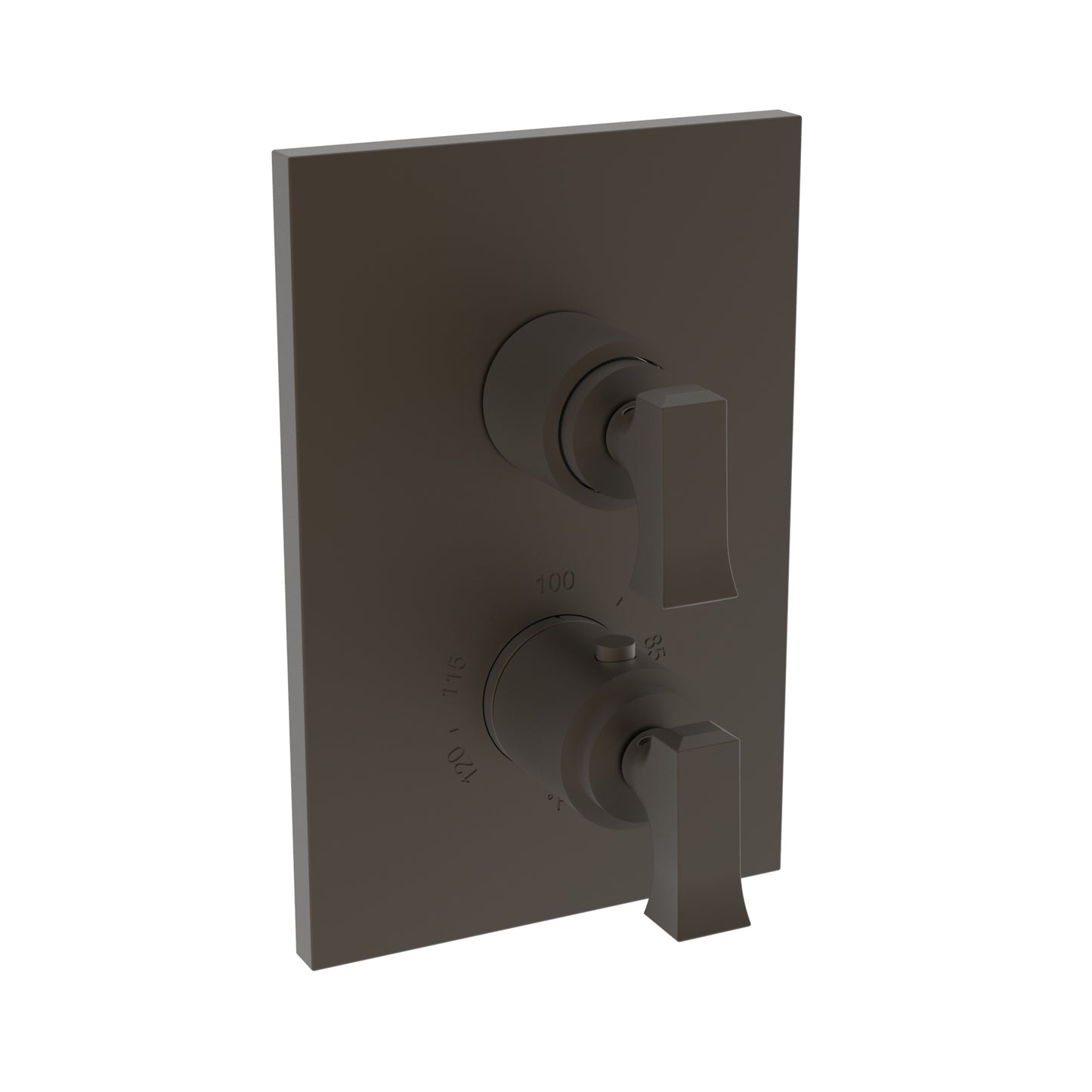 Newport Brass 3-2573TS Joffrey 1/2" Square Thermostatic Trim Plate with Handle