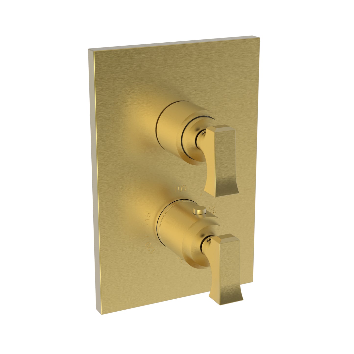 Newport Brass 3-2573TS Joffrey 1/2" Square Thermostatic Trim Plate with Handle