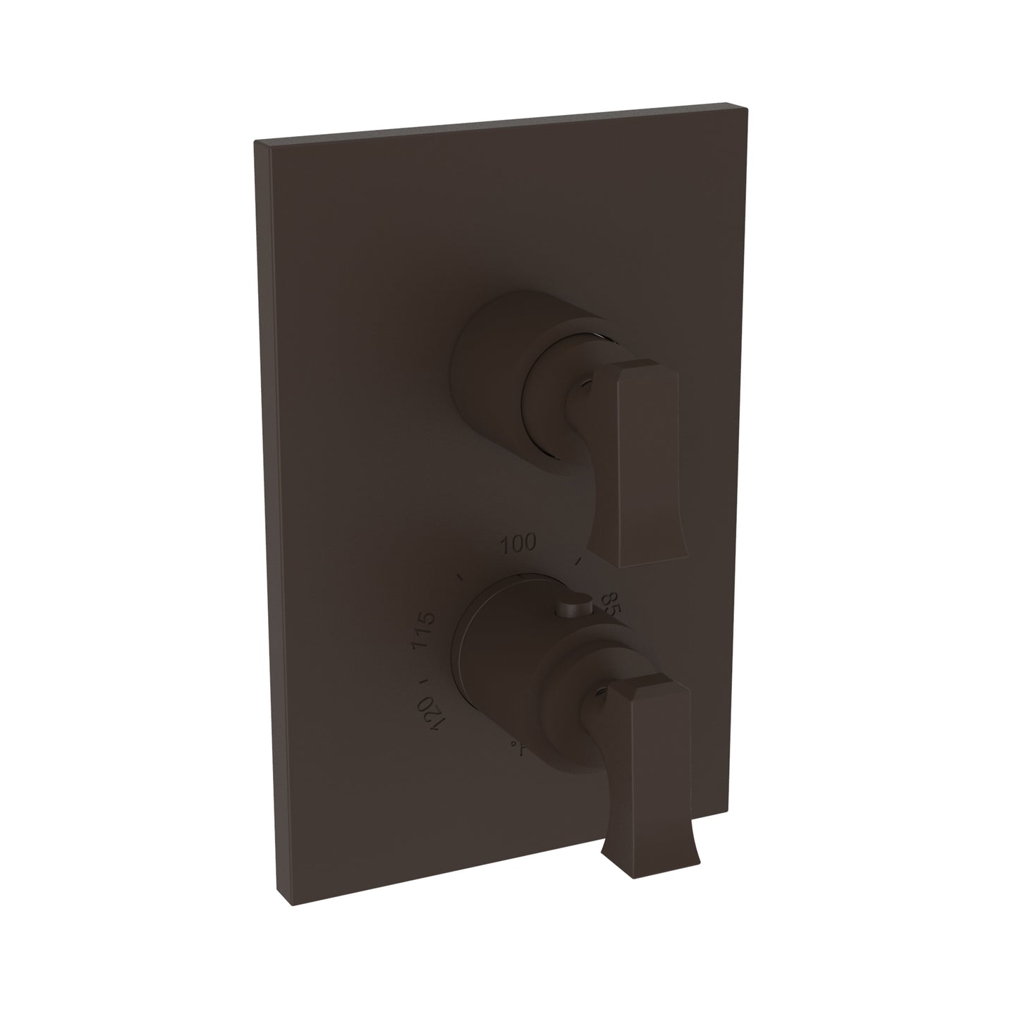 Newport Brass 3-2573TS Joffrey 1/2" Square Thermostatic Trim Plate with Handle
