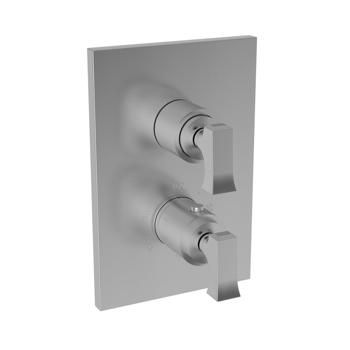 Newport Brass 3-2573TS Joffrey 1/2" Square Thermostatic Trim Plate with Handle
