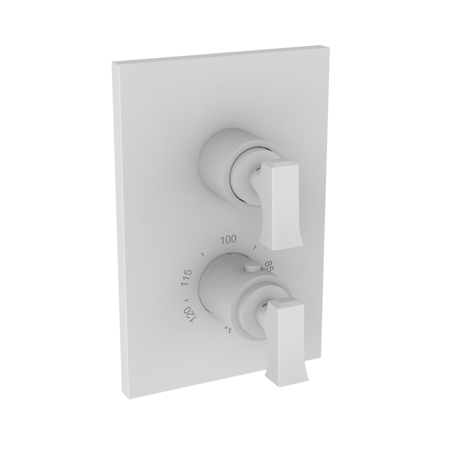 Newport Brass 3-2573TS Joffrey 1/2" Square Thermostatic Trim Plate with Handle