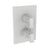 Newport Brass 3-2573TS Joffrey 1/2" Square Thermostatic Trim Plate with Handle