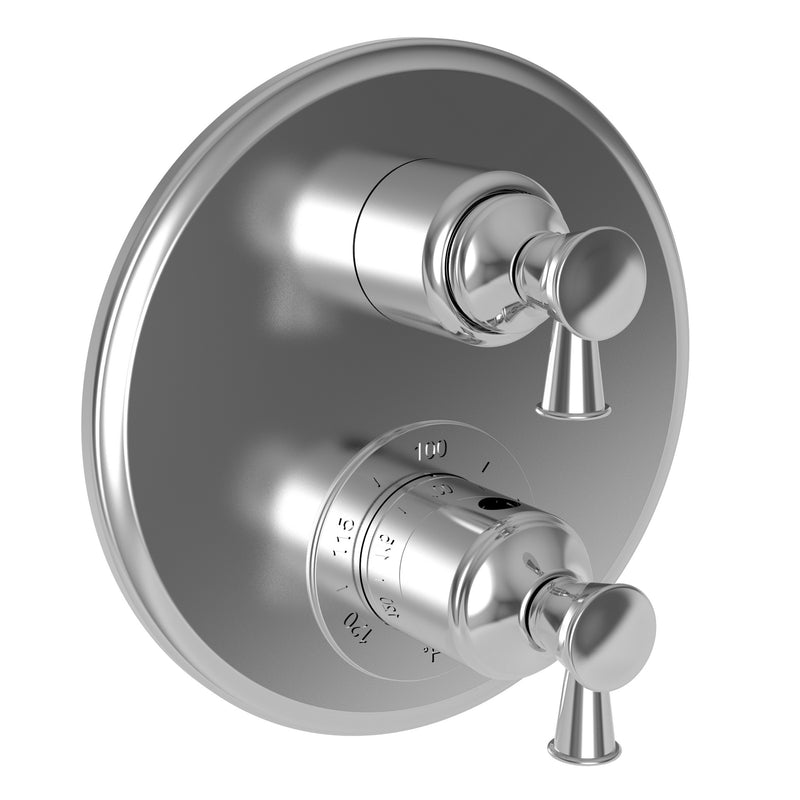Newport Brass 3-2913TR Vander 1/2" Round Thermostatic Trim Plate with Handle