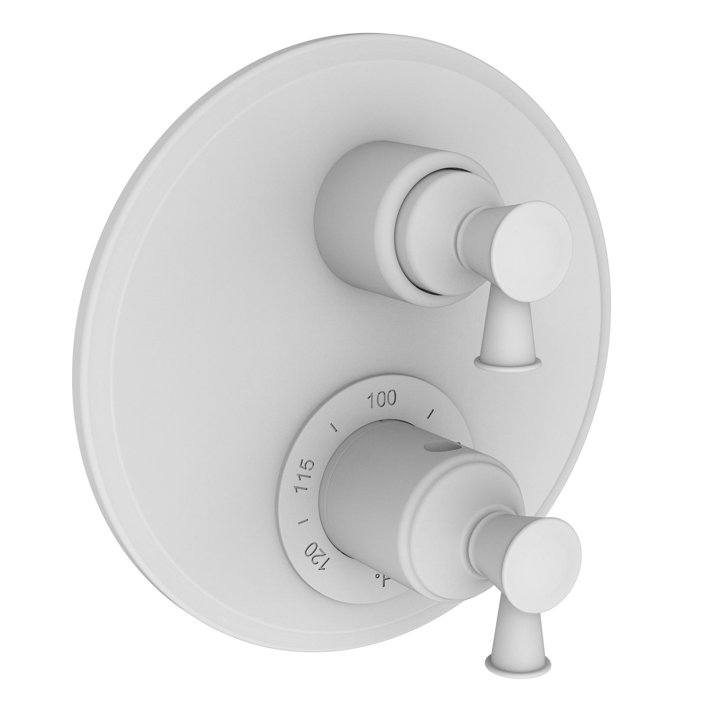 Newport Brass 3-2913TR Vander 1/2" Round Thermostatic Trim Plate with Handle