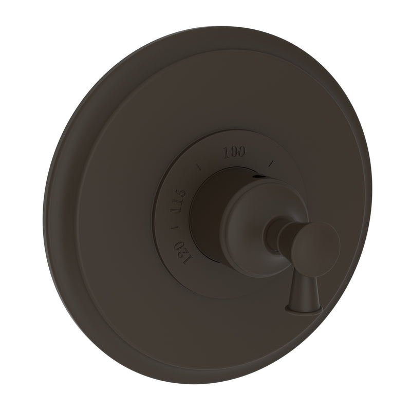 Newport Brass 3-2914TR Vander 3/4" Round Thermostatic Trim Plate with Handle