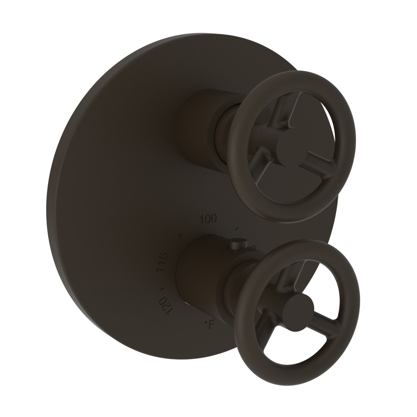 Newport Brass 3-2923TR Slater 1/2" Round Thermostatic Trim Plate With Handle