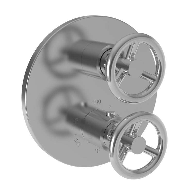 Newport Brass 3-2923TR Slater 1/2" Round Thermostatic Trim Plate With Handle