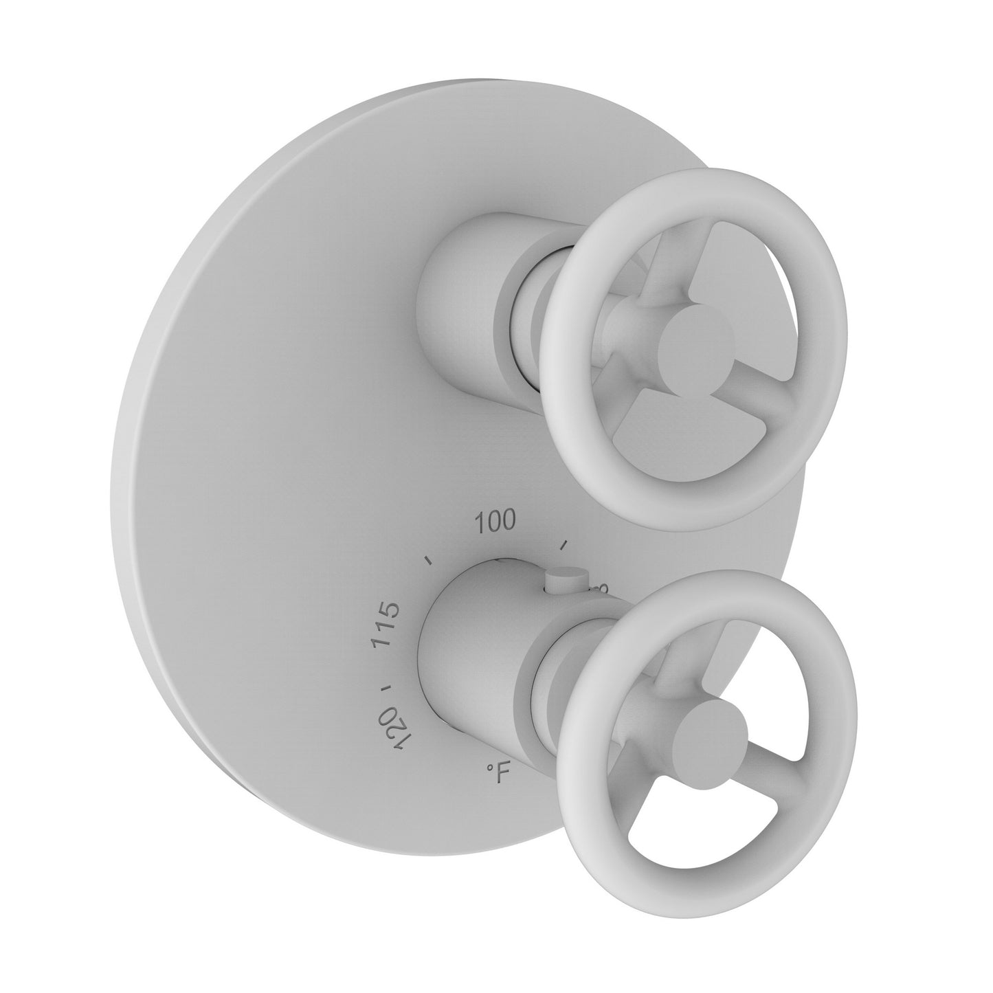 Newport Brass 3-2923TR Slater 1/2" Round Thermostatic Trim Plate With Handle