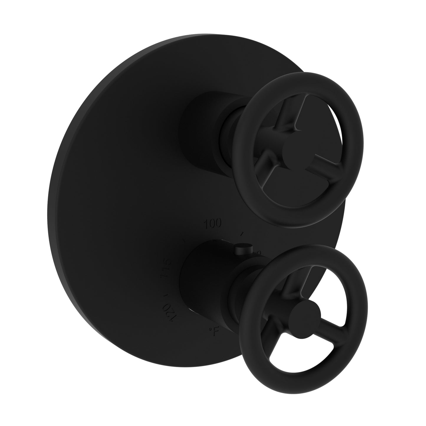 Newport Brass 3-2923TR Slater 1/2" Round Thermostatic Trim Plate With Handle