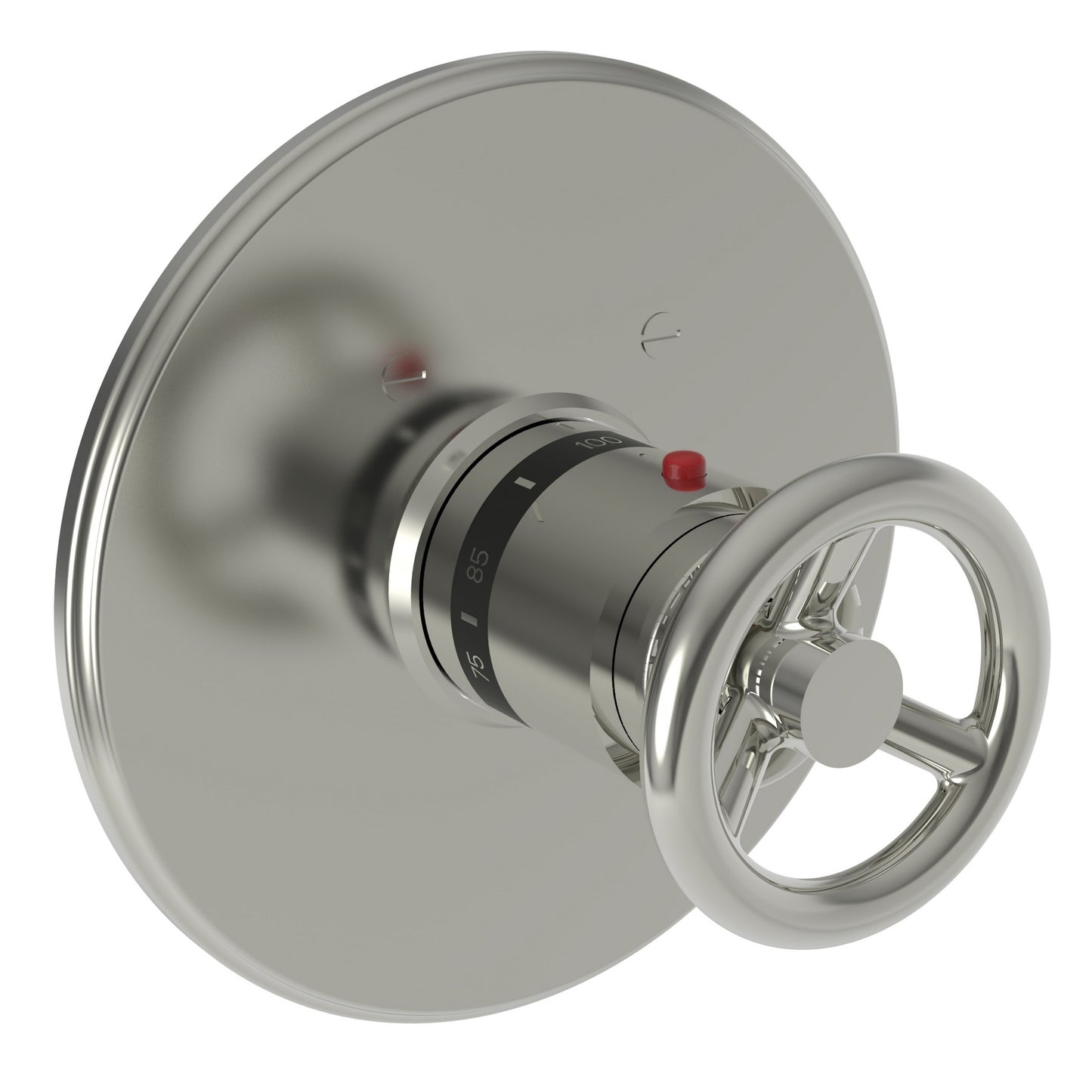 Newport Brass 3-2924TR Slater 3/4" Round Thermostatic Trim Plate with Handle