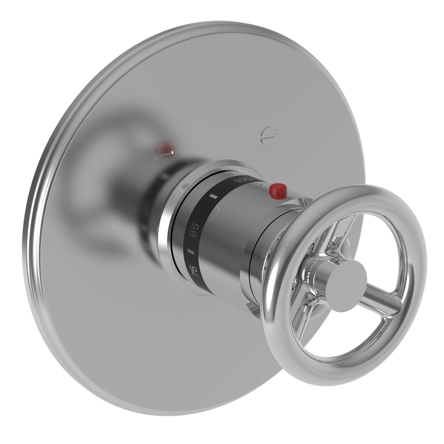 Newport Brass 3-2924TR Slater 3/4" Round Thermostatic Trim Plate with Handle