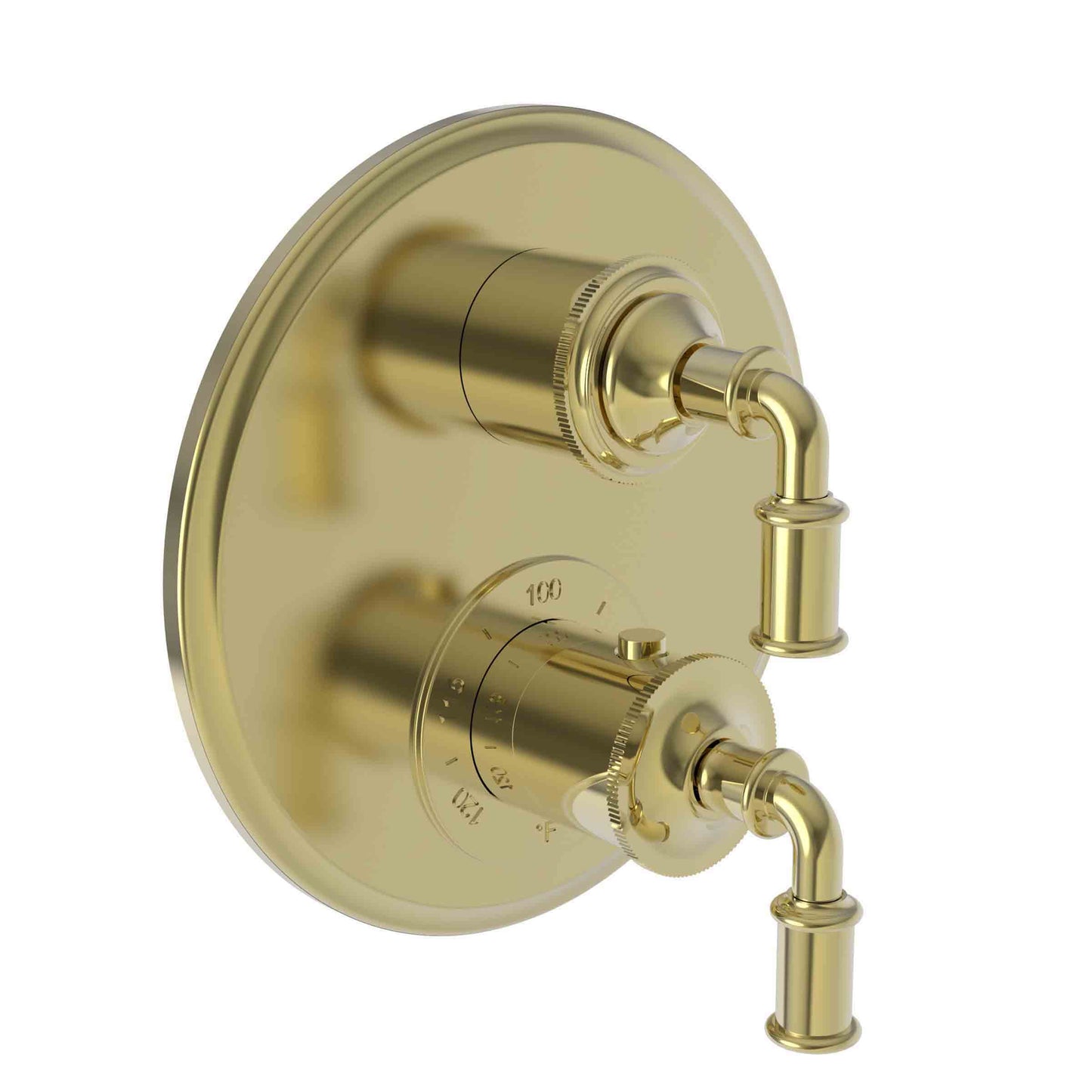 Newport Brass 3-2943TR Taft - Kitchen 1/2" Round Thermostatic Trim Plate with Handle