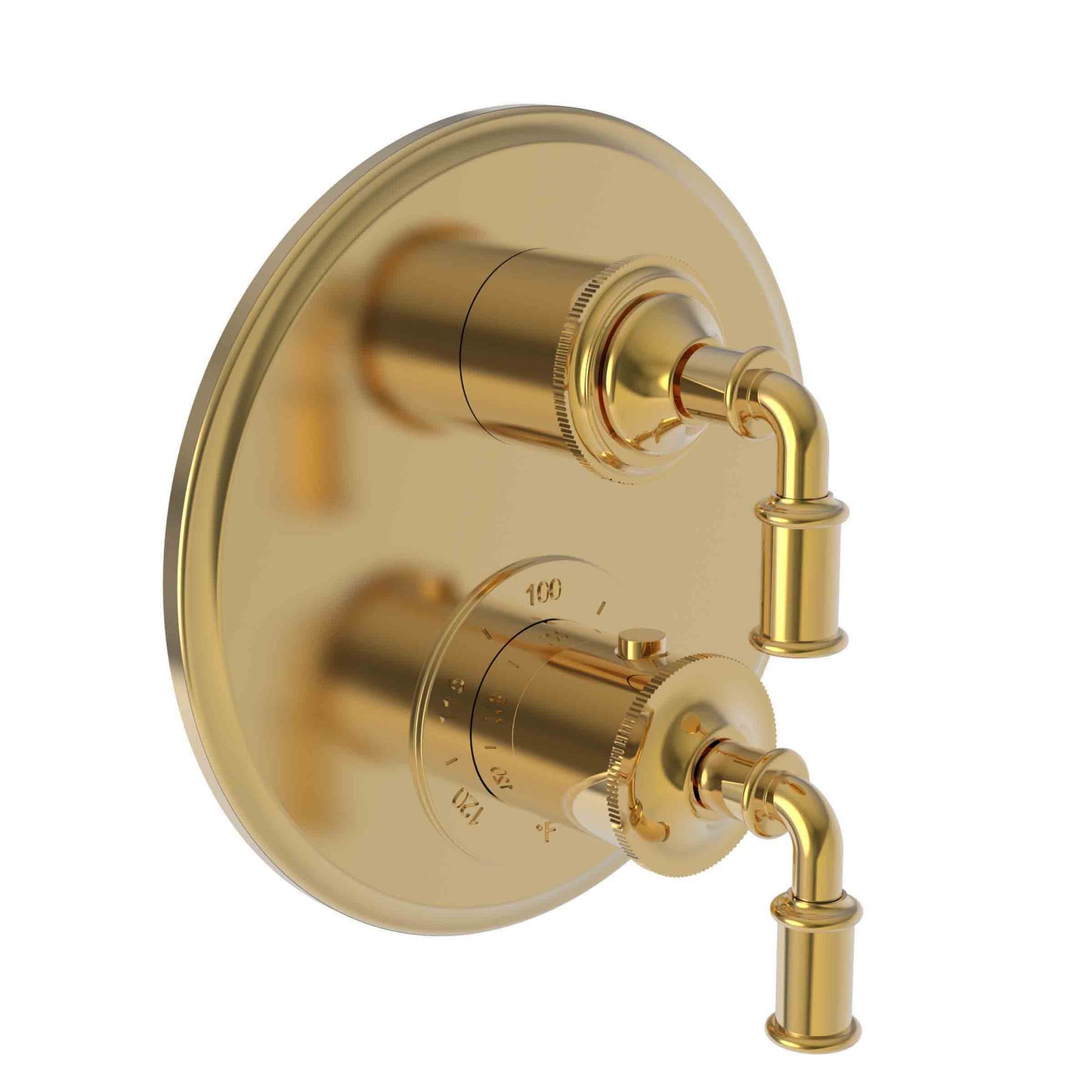 Newport Brass 3-2943TR Taft - Kitchen 1/2" Round Thermostatic Trim Plate with Handle