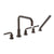Newport Brass 3-2947 Taft - Kitchen Roman Tub Faucet with Hand Shower