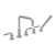 Newport Brass 3-2947 Taft - Kitchen Roman Tub Faucet with Hand Shower