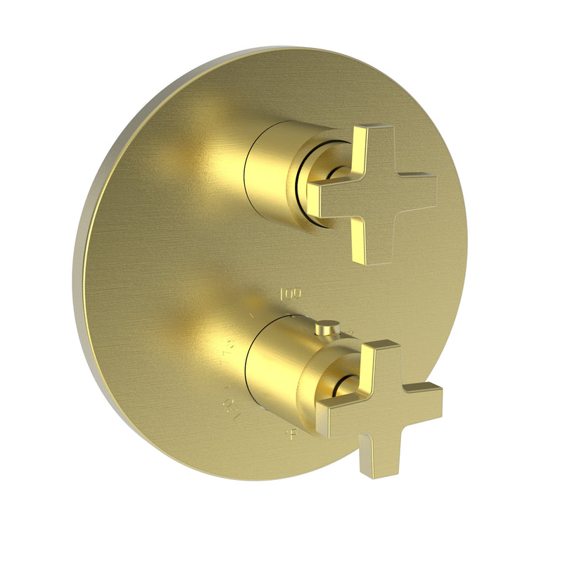 Newport Brass 3-2983TR Dorrance 1/2" Round Thermostatic Trim Plate with Handle