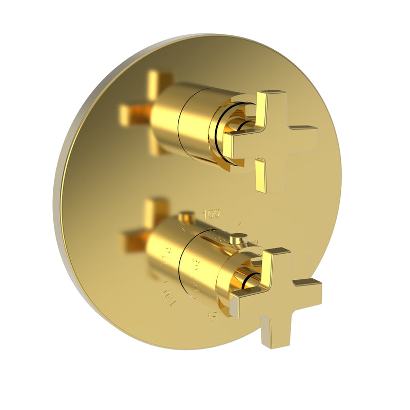 Newport Brass 3-2983TR Dorrance 1/2" Round Thermostatic Trim Plate with Handle