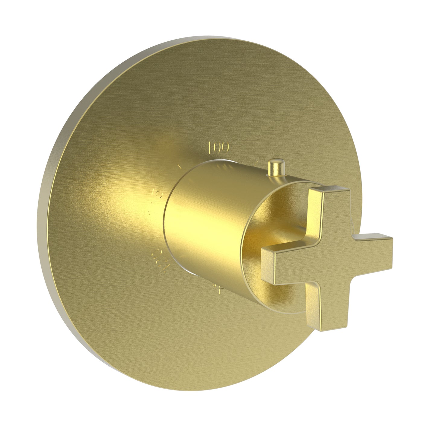 Newport Brass 3-2984TR Dorrance 3/4" Round Thermostatic Trim Plate With Handle