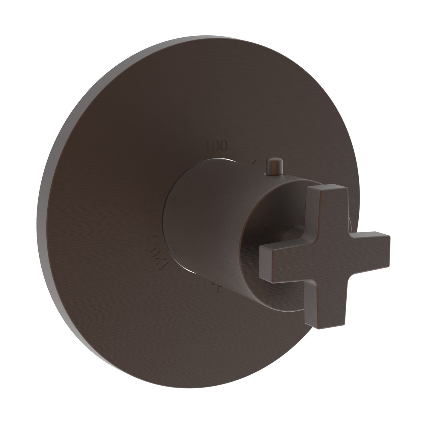 Newport Brass 3-2984TR Dorrance 3/4" Round Thermostatic Trim Plate With Handle