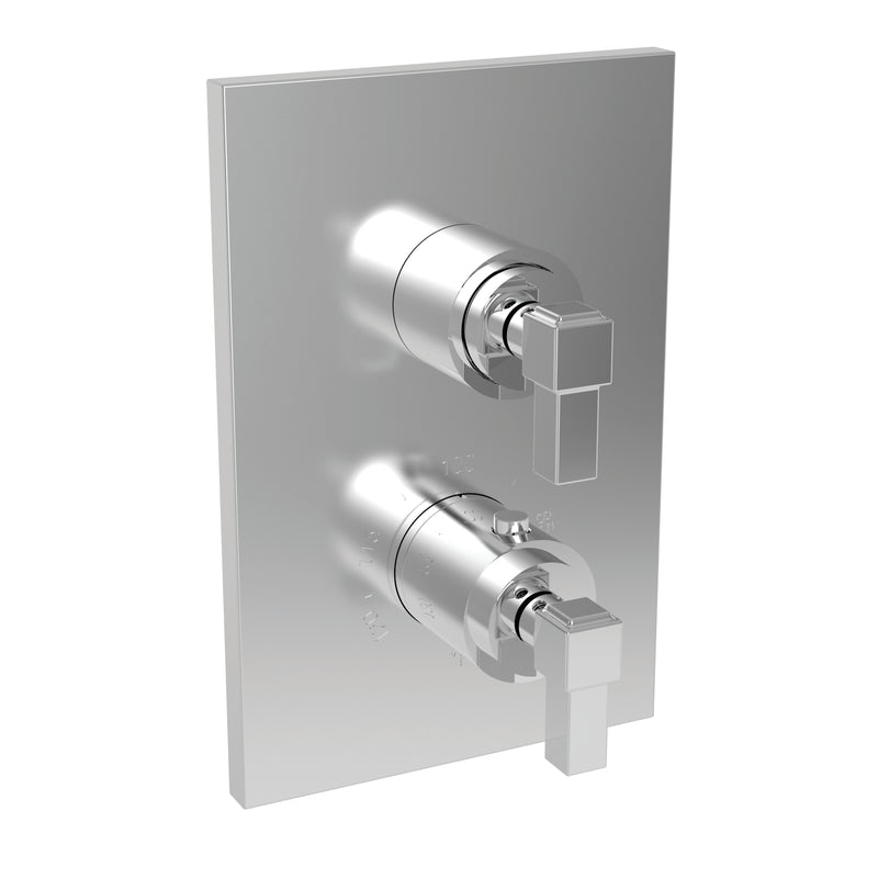Newport Brass 3-3143TS Malvina 1/2" Square Thermostatic Trim Plate with Handle