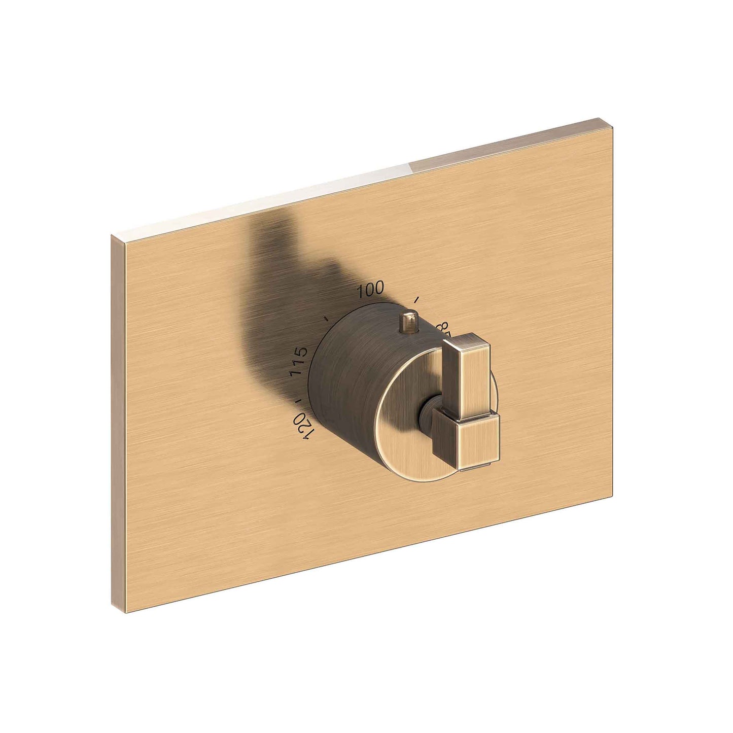 Newport Brass 3-3144TS Malvina 3/4" Square Thermostatic Trim Plate With Handle