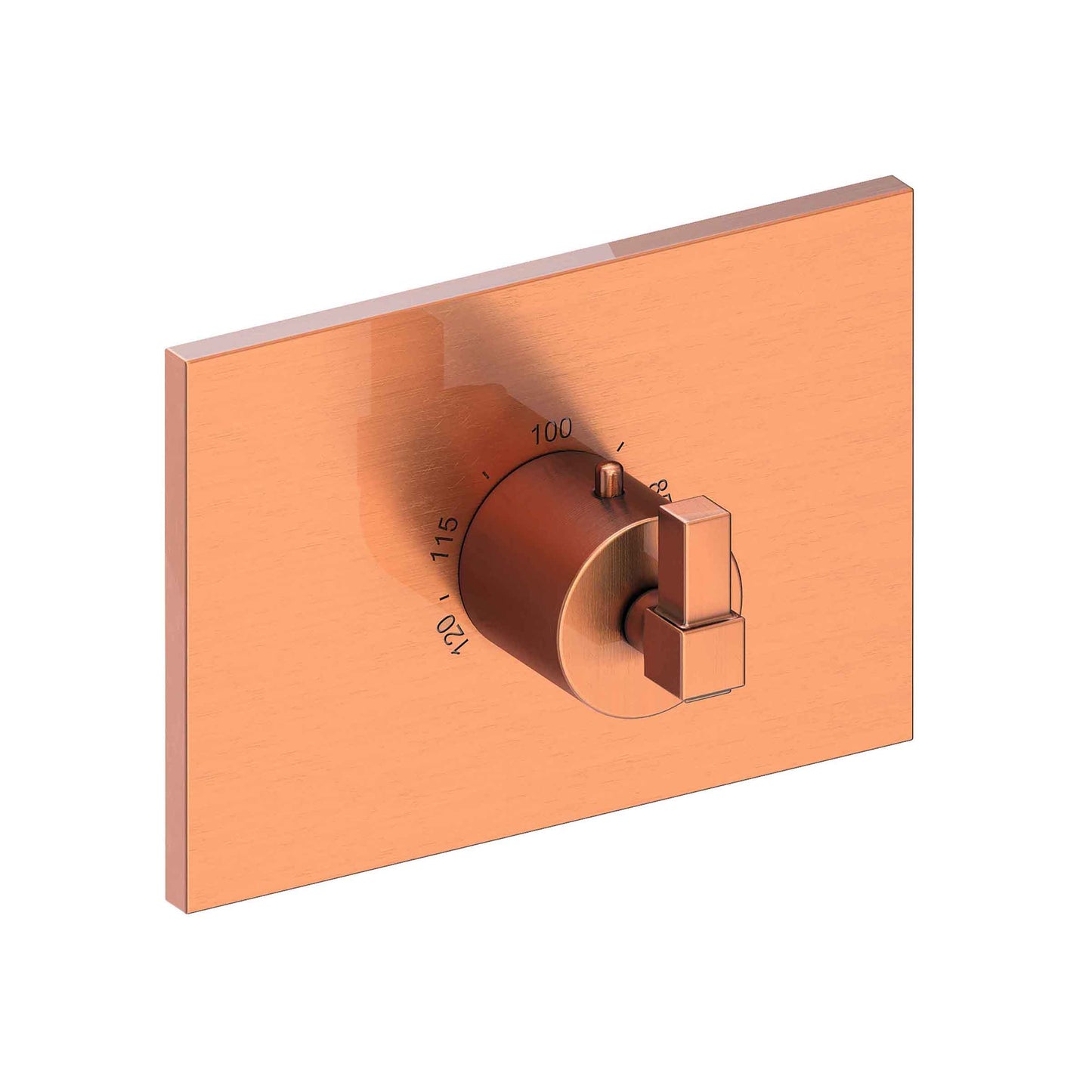 Newport Brass 3-3144TS Malvina 3/4" Square Thermostatic Trim Plate With Handle