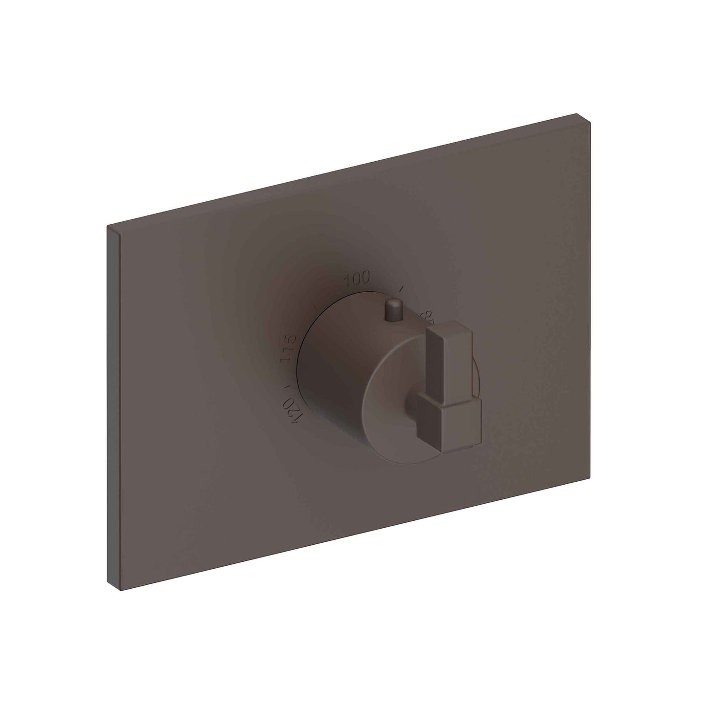 Newport Brass 3-3144TS Malvina 3/4" Square Thermostatic Trim Plate With Handle