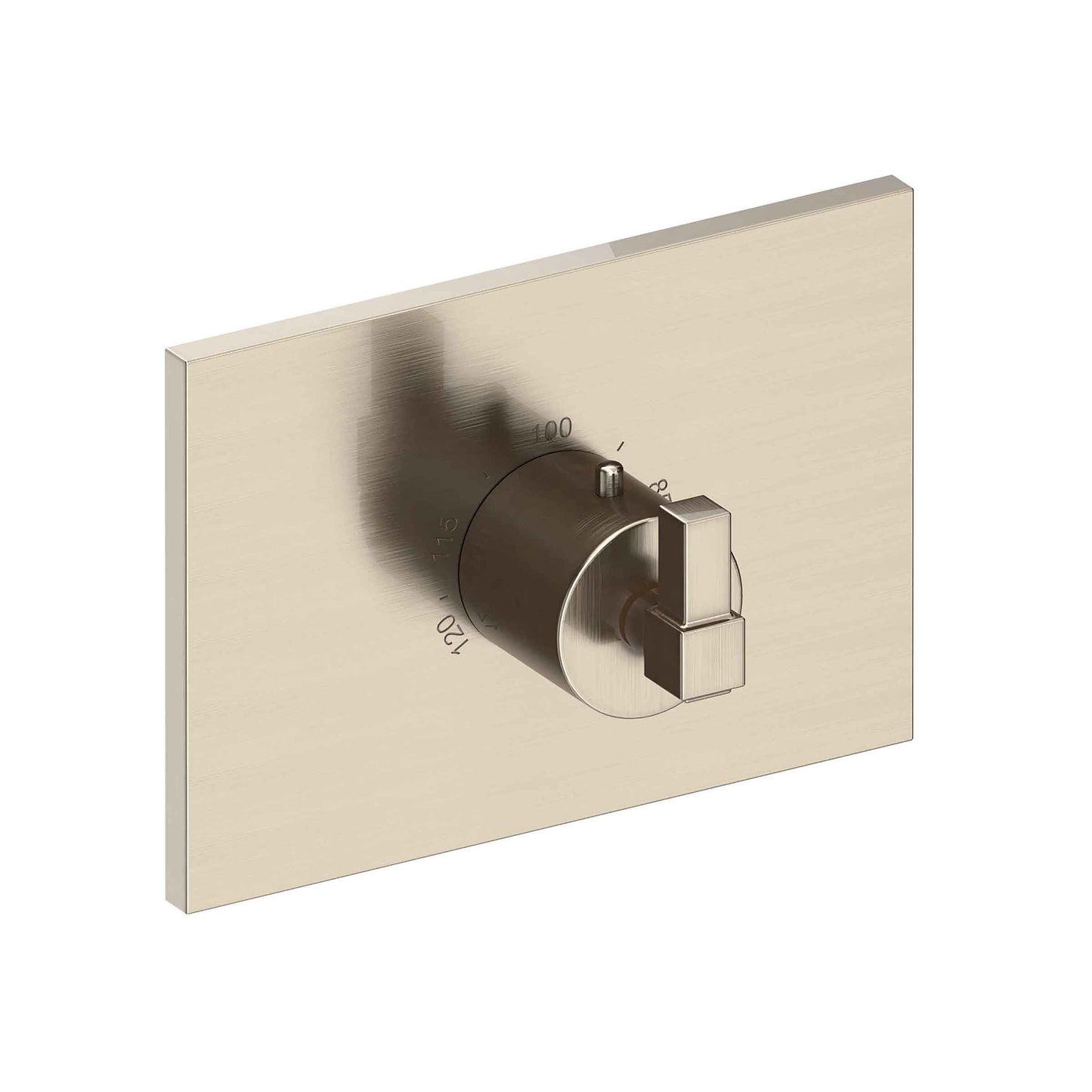 Newport Brass 3-3144TS Malvina 3/4" Square Thermostatic Trim Plate With Handle
