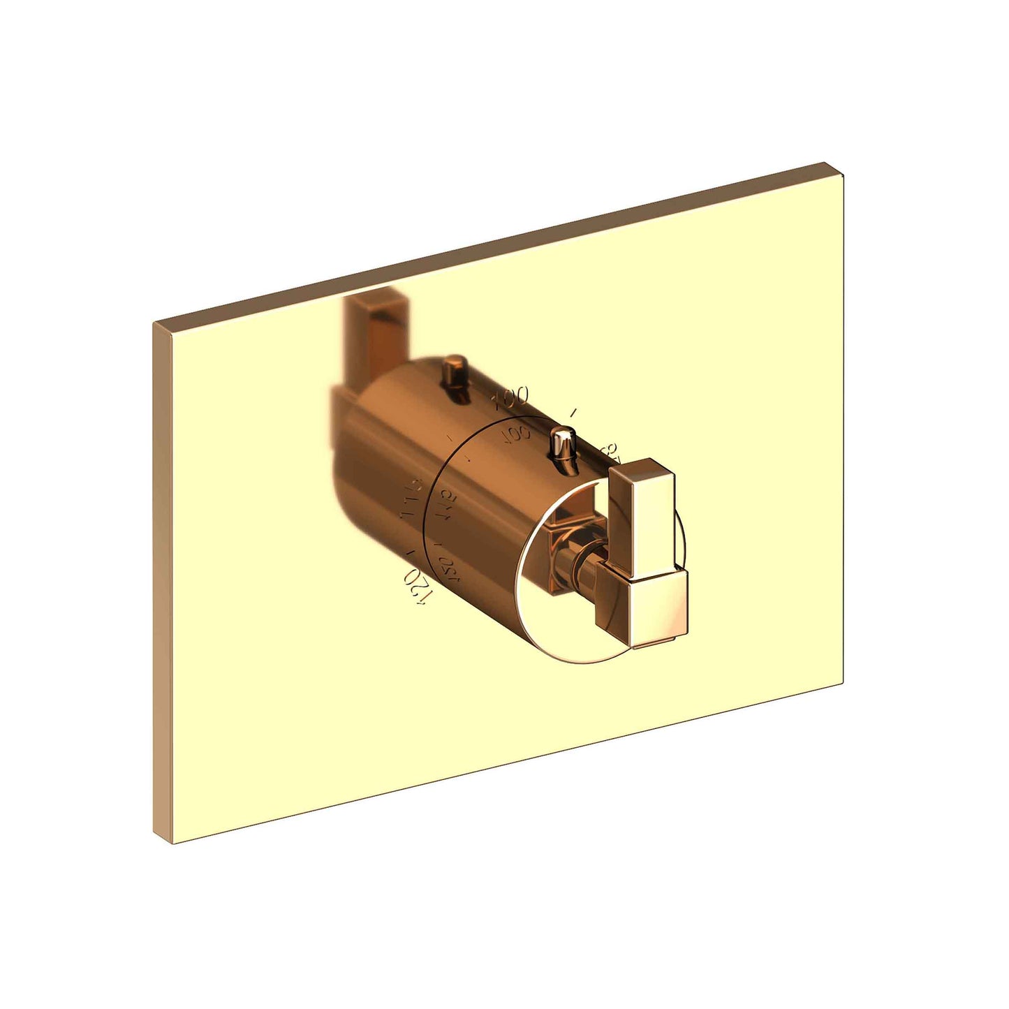 Newport Brass 3-3144TS Malvina 3/4" Square Thermostatic Trim Plate With Handle