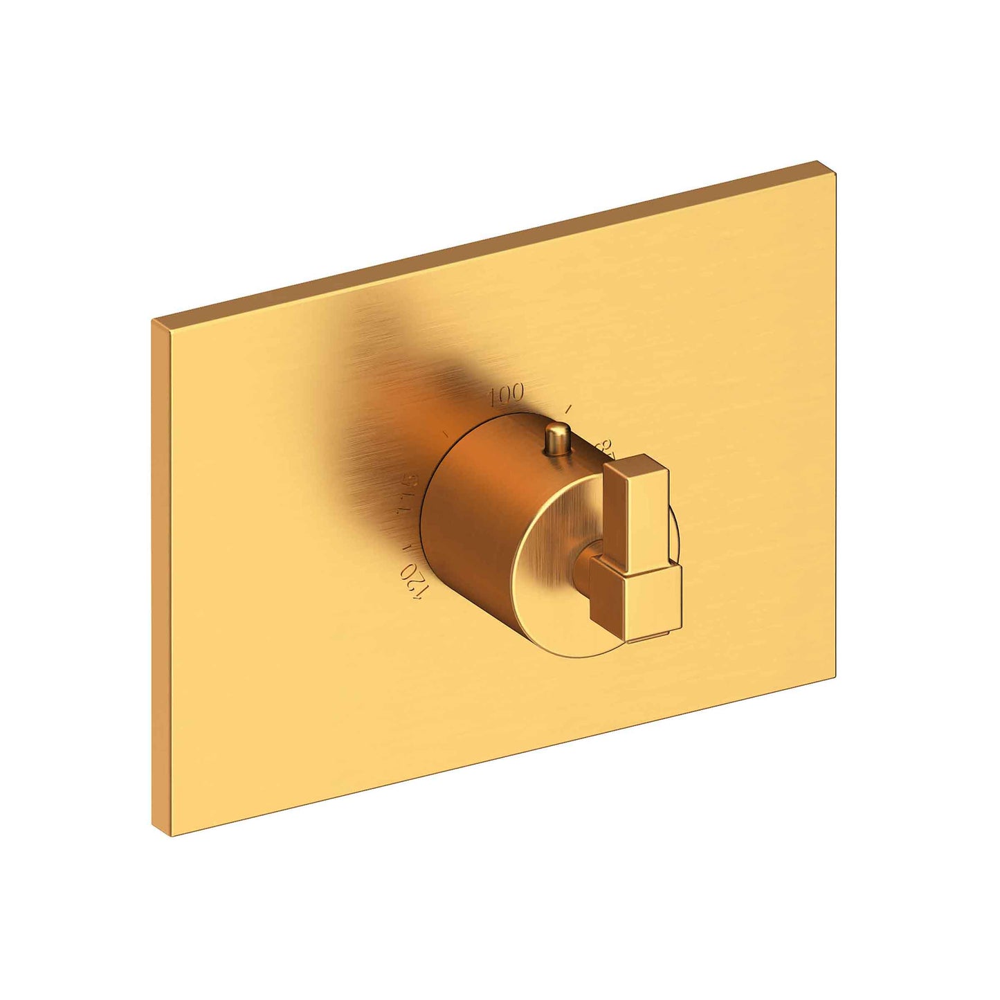 Newport Brass 3-3144TS Malvina 3/4" Square Thermostatic Trim Plate With Handle