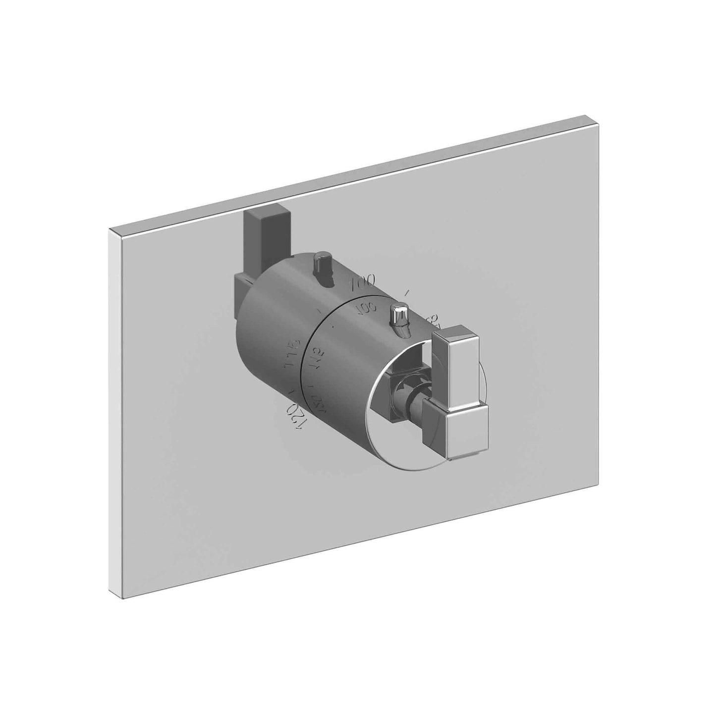 Newport Brass 3-3144TS Malvina 3/4" Square Thermostatic Trim Plate With Handle