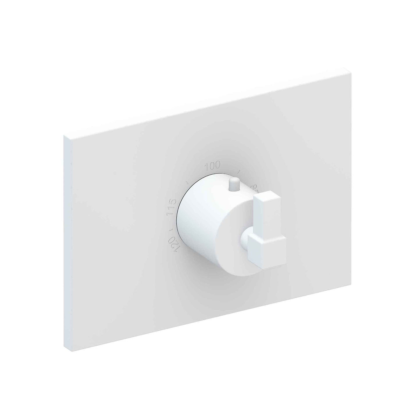 Newport Brass 3-3144TS Malvina 3/4" Square Thermostatic Trim Plate With Handle