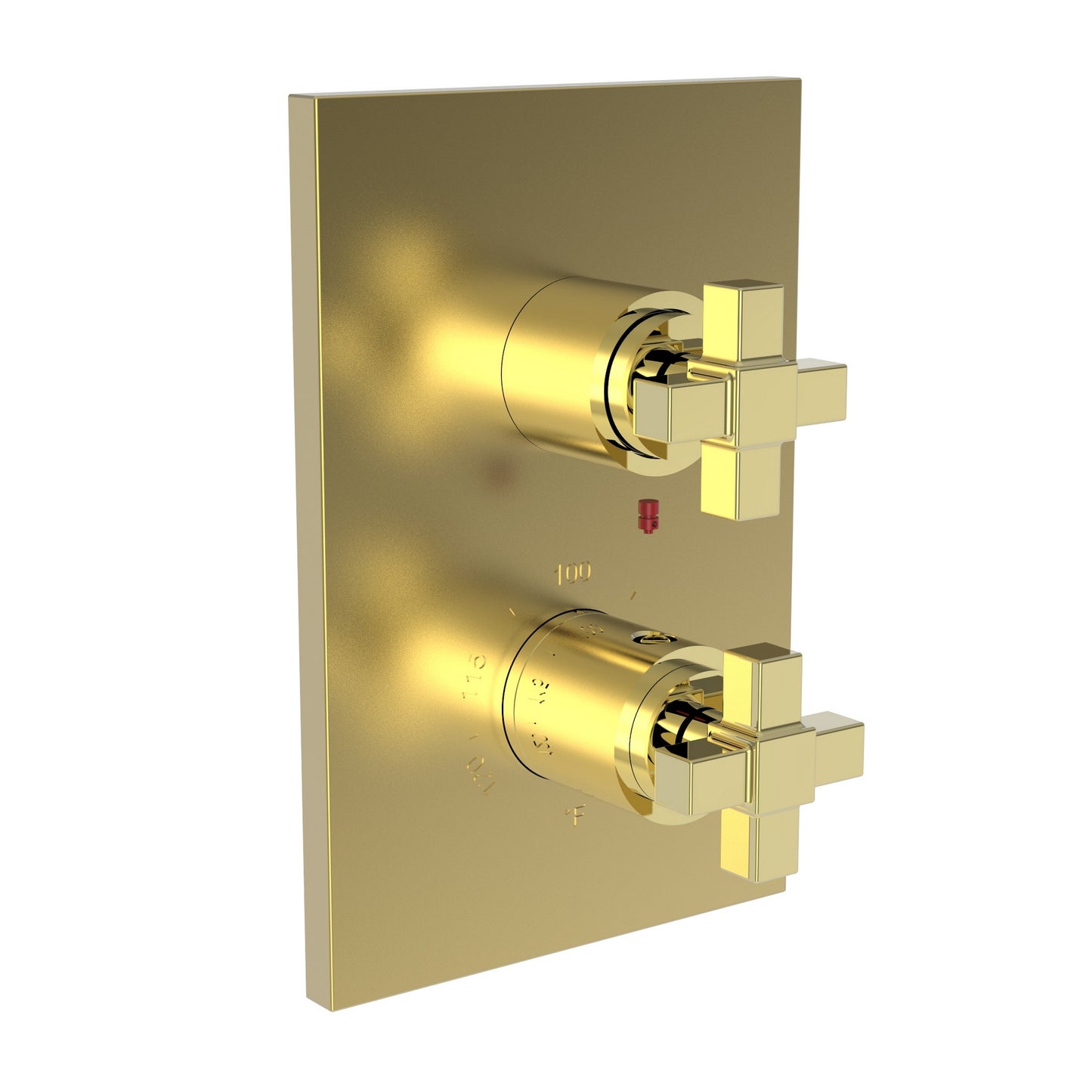 Newport Brass 3-3153TS Malvina 1/2" Square Thermostatic Trim Plate With Handle