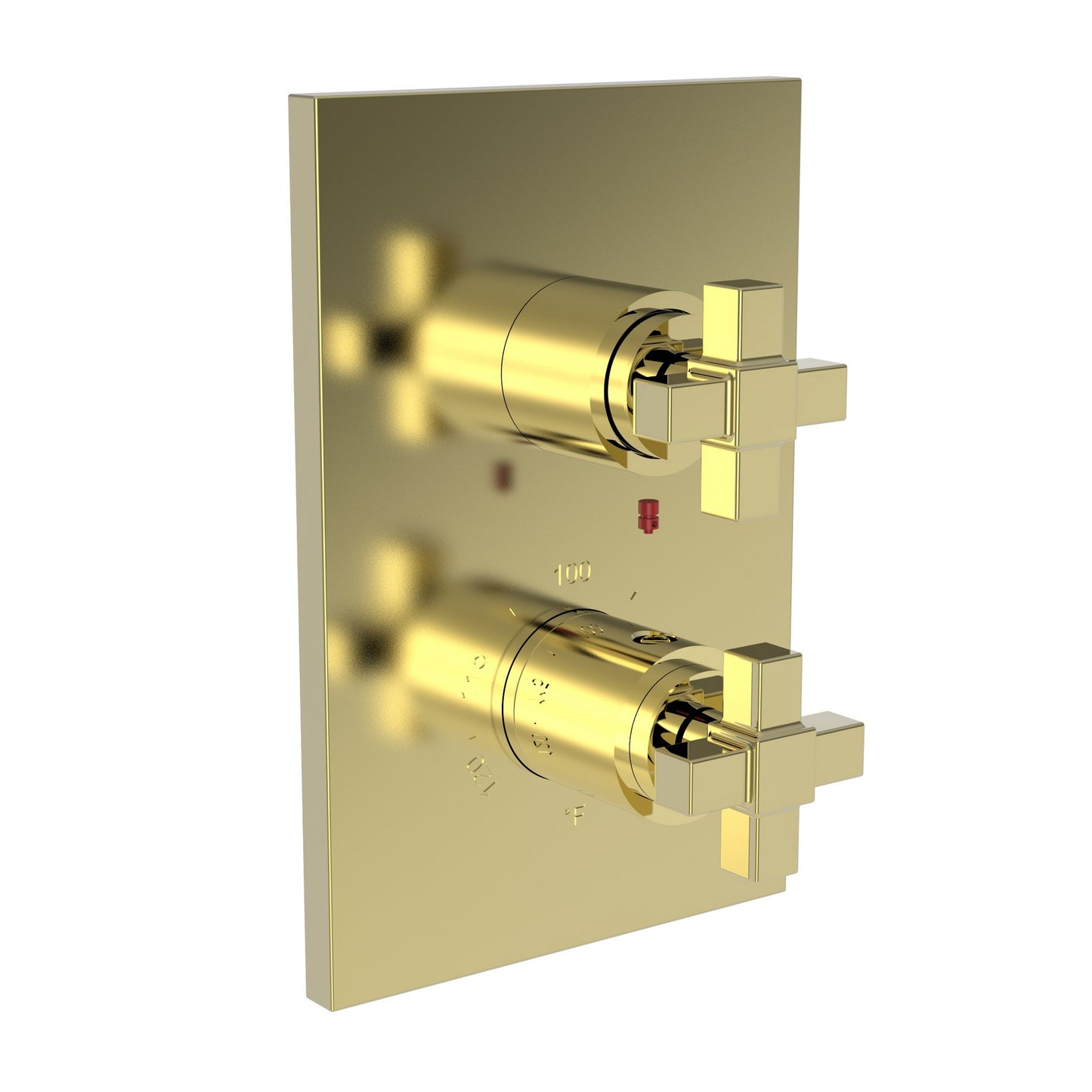 Newport Brass 3-3153TS Malvina 1/2" Square Thermostatic Trim Plate With Handle