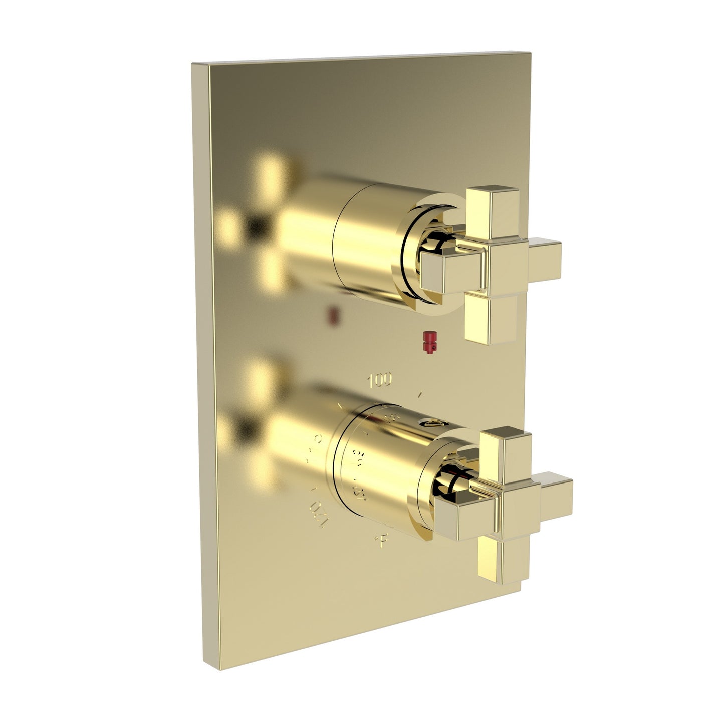 Newport Brass 3-3153TS Malvina 1/2" Square Thermostatic Trim Plate With Handle