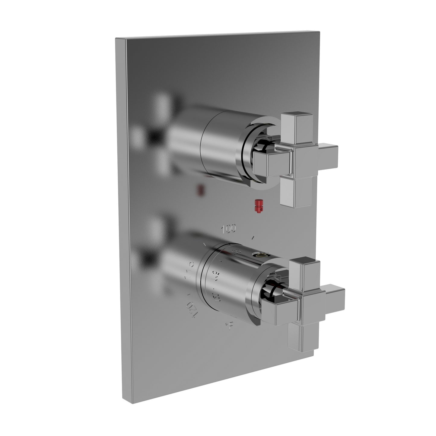 Newport Brass 3-3153TS Malvina 1/2" Square Thermostatic Trim Plate With Handle