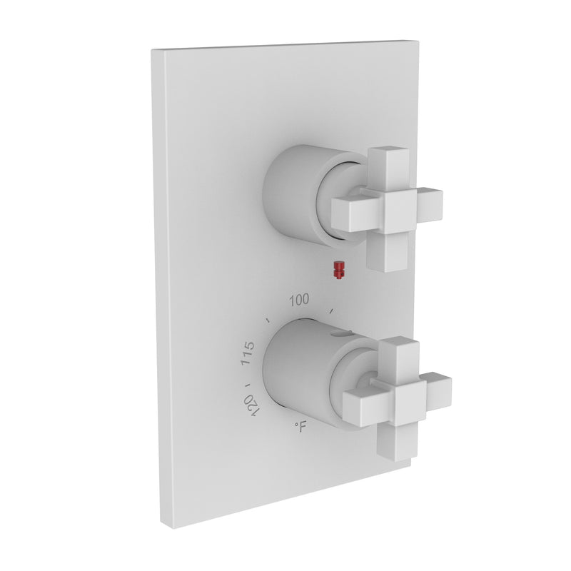 Newport Brass 3-3153TS Malvina 1/2" Square Thermostatic Trim Plate with Handle