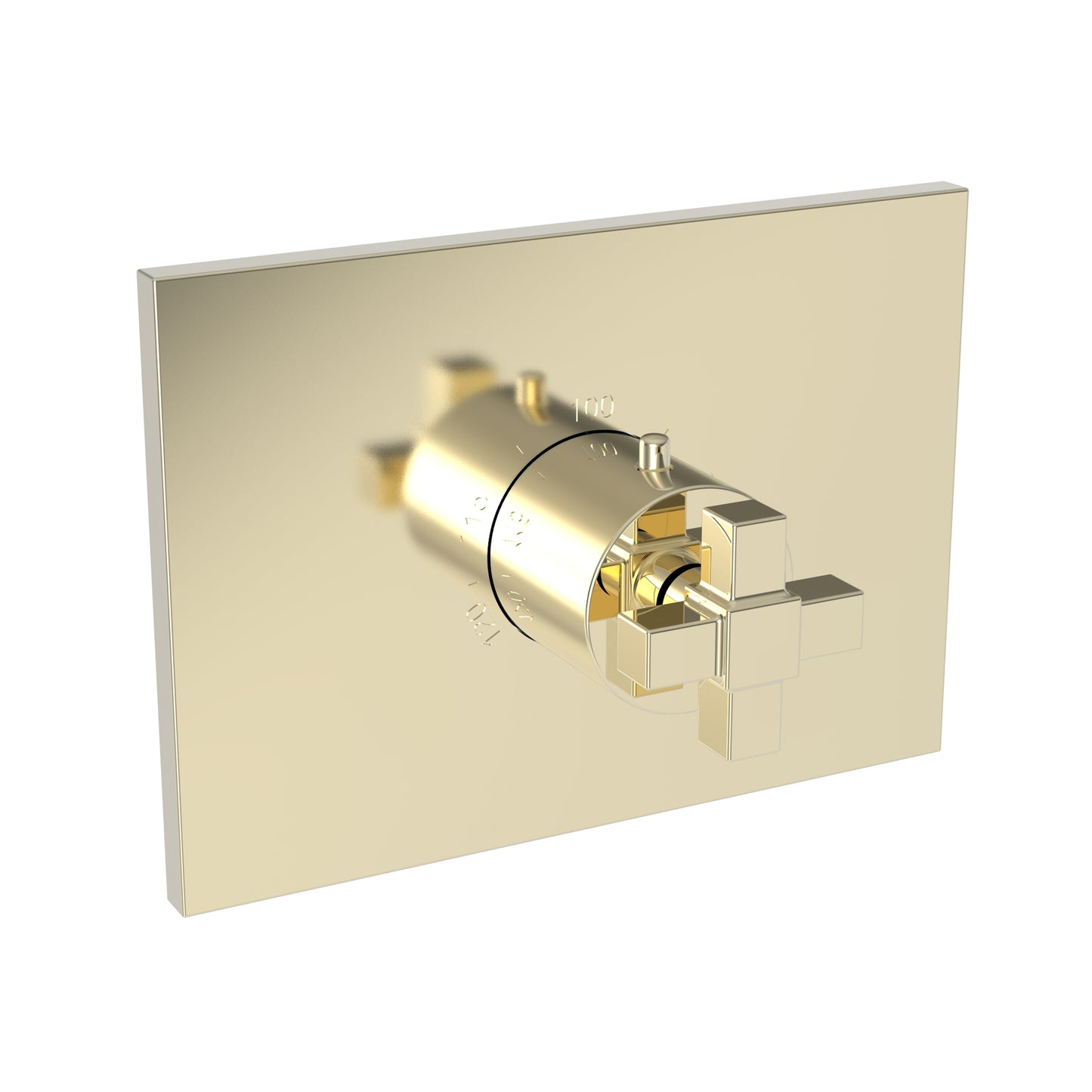 Newport Brass 3-3154TS Malvina 3/4" Square Thermostatic Trim Plate With Handle