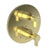 Newport Brass 3-3233TR Pardees 1/2" Round Thermostatic Trim Plate with Handle